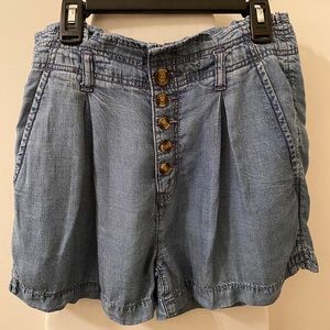 Paperbag Waist American Eagle Denim Shorts
